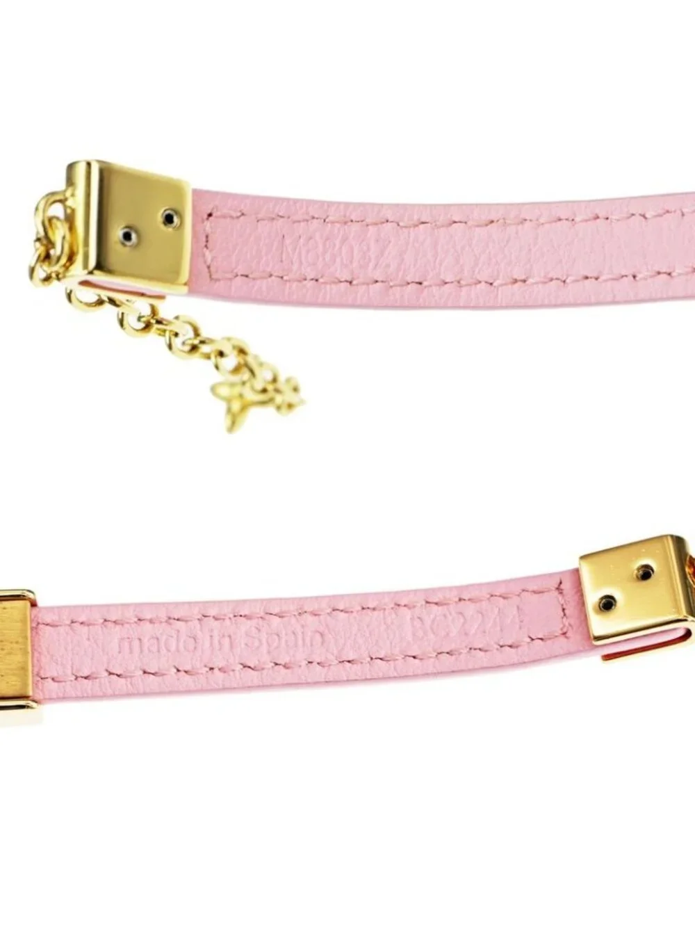 Louis Vuitton Bracelet Nanogram Enamel M8803 Z Pink Gdhardware Accessorie - Picture 8 of 10